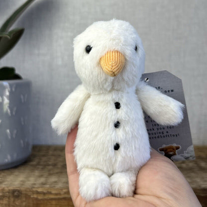 Jellycat Fluffy Snowman Tiny Snowman Soft Toy - Collectible Rare Fluffy 5”