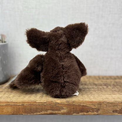 Nature Planet Re-Pets Bat Brown Furry Soft Toy Plush Halloween Small Eco Plush