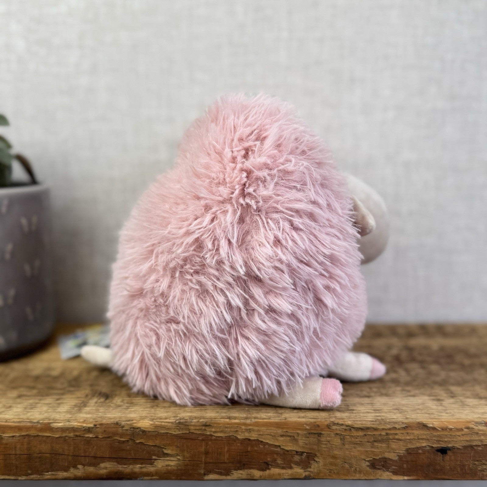 Jellycat Aimee Sheep Soft Toy - Pink Fluffy Lamb Plush Retired Soft Toy 9"