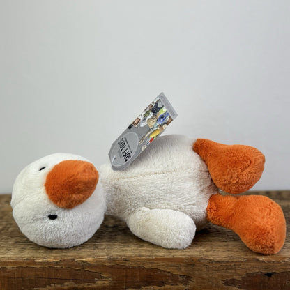 Jellycat Nimbus Duck - Small Short Fur Cream Duckling Soft Toy Retired 10"