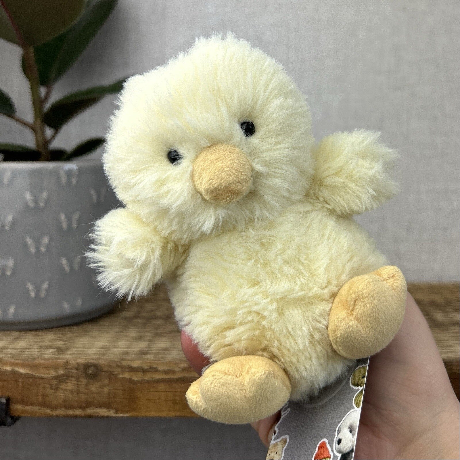 Jellycat Fluffster Yellow Chick - Small Fluffy Chick - Retired Rare - 5” (#3)