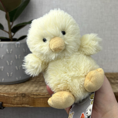 Jellycat Fluffster Yellow Chick - Small Fluffy Chick - Retired Rare - 5” (#3)