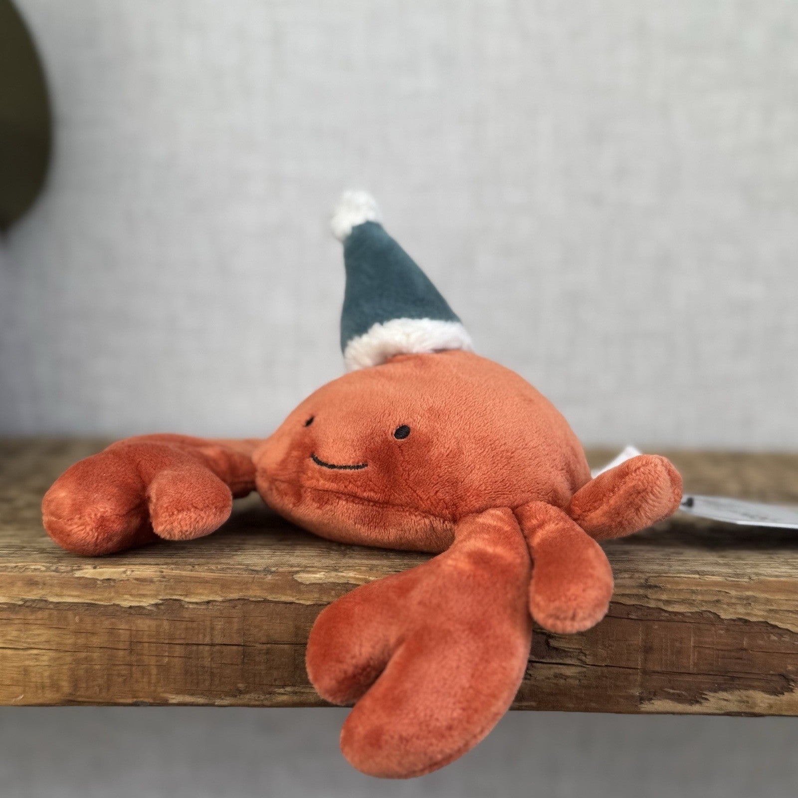 Jellycat Celebration Crustacean Crab Red Crab Soft Toy In Hat Retired 5” (#2)