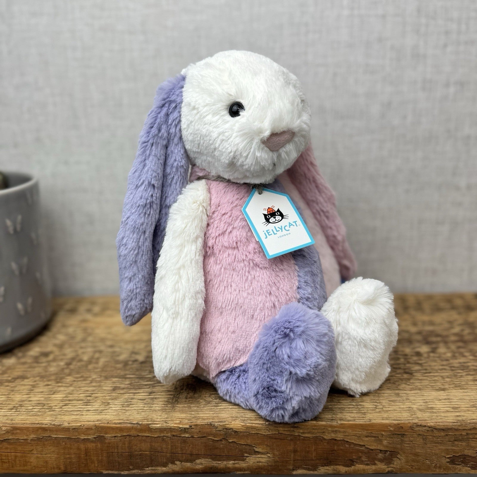 Bespoke Custom Bunny - Berry Patchwork Bunny Cream (Please See Description)