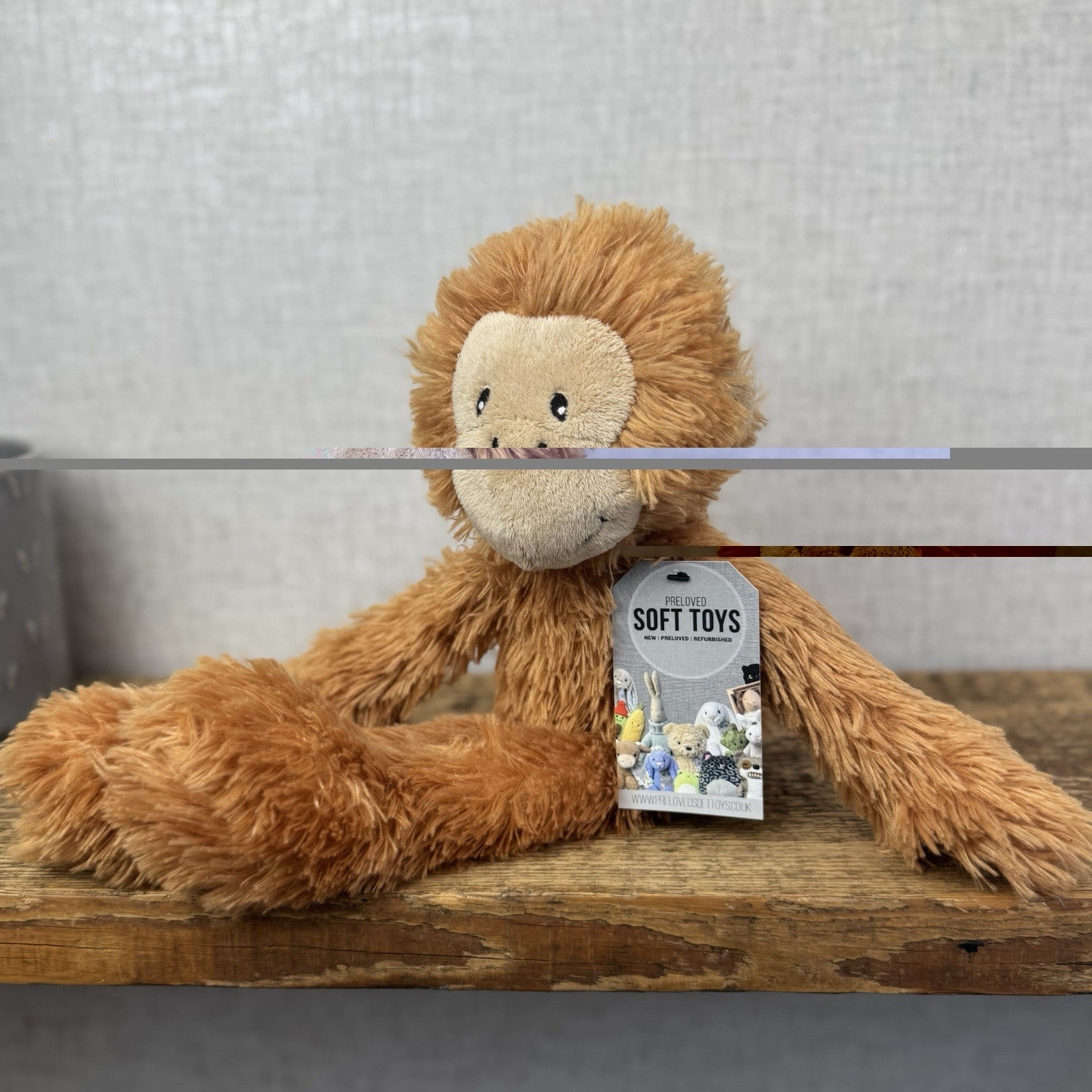 Marks & Spencers Medium Cheeky Monkey  - Orange/Tan Orangutan Retired  - 2632278