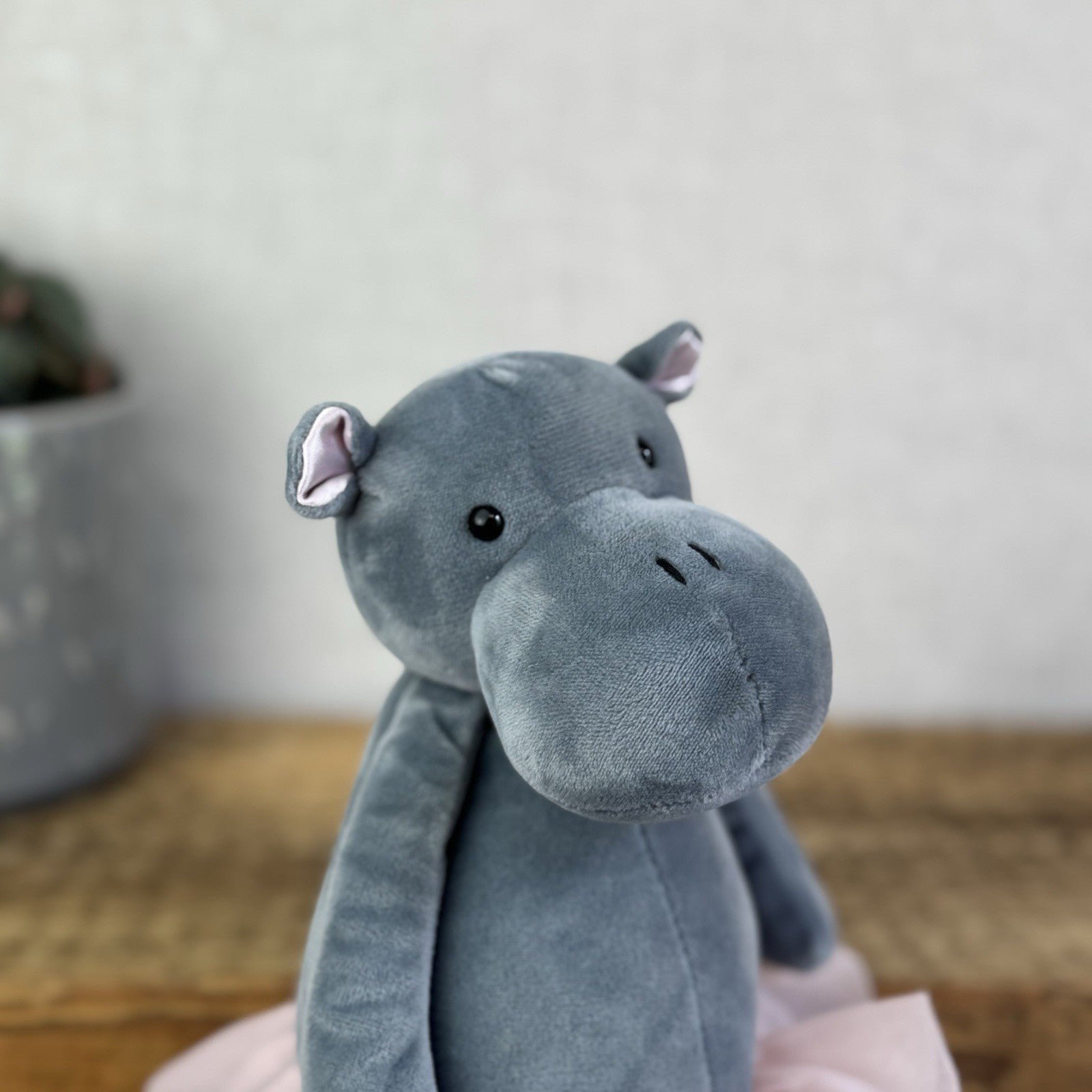 Jellycat Medium Dancing Darcy Hippo Ballerina - Animal In Tutu Retired 12”
