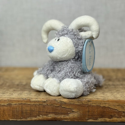 Blue Nose Friends - Kashmir #67 Grey/White Miniature Plush NWT 5"