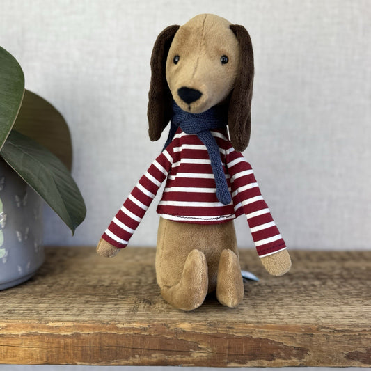 Jellycat Beatnik Buddy Sausage Dog Brand New With Tags - Puppy In Jumper New
