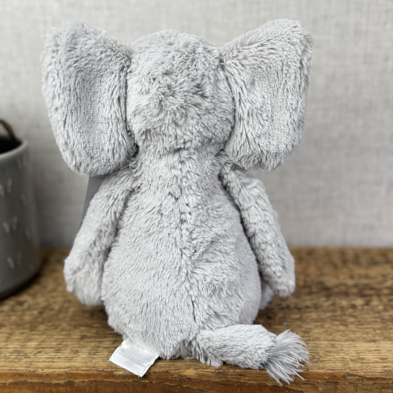 Jellycat X The Little White Company Grey Bashful Elephant Soft Toy Retired Rare