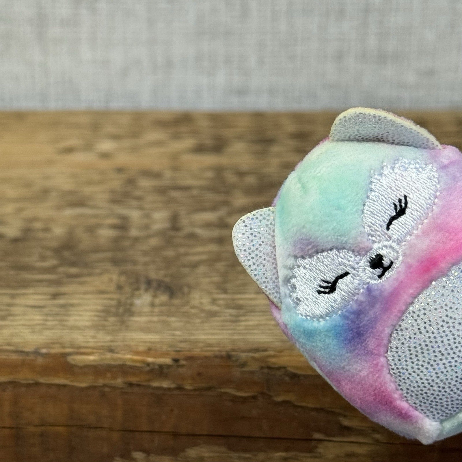 Squishmallow Squishville - Maya Fox Tye Dye Silver Sparkly (Multi Buy Discount)