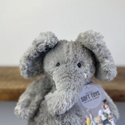 Jellycat Bartlesham Elephant - Small Bartlesham Grey Elephant Rare Vintage 10”