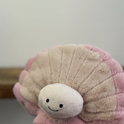 Jellycat Clemmie Clam - Retired Sea Creature Beanie Soft Toy Collectible 8"