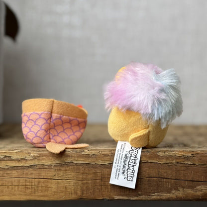 Squishmallow Squishville - Leonard Lion Pink Mane In Accessory Squishmallows 2"
