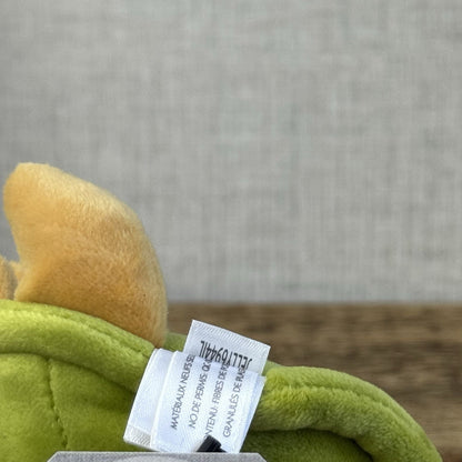 Jellycat Small CeeCee Turtle - Small Green Velour Turtle Beanie retired 6” (#2)