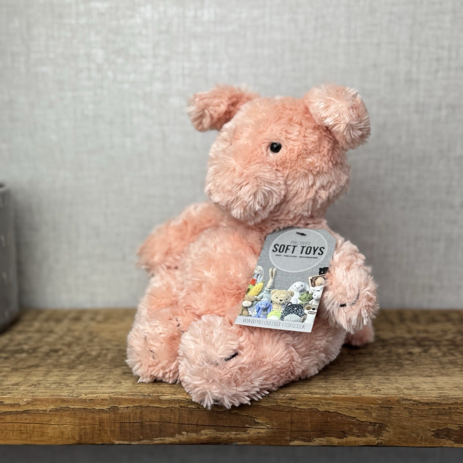 Jellycat Small Bartlesham Pig Teddy Pink Vintage Collectible Beanie Piglet 11”