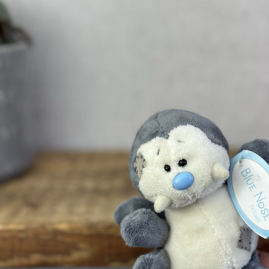 Blue Nose Friends Webster #52 - Mini Grey Spider Collectible Beanie Plush 5"