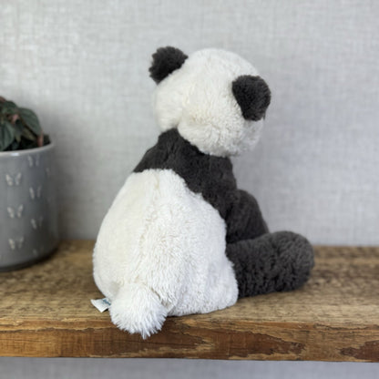 Jellycat Medium Huggady Panda - Floppy Panda Beanie Plush Soft Toy Retired 10"