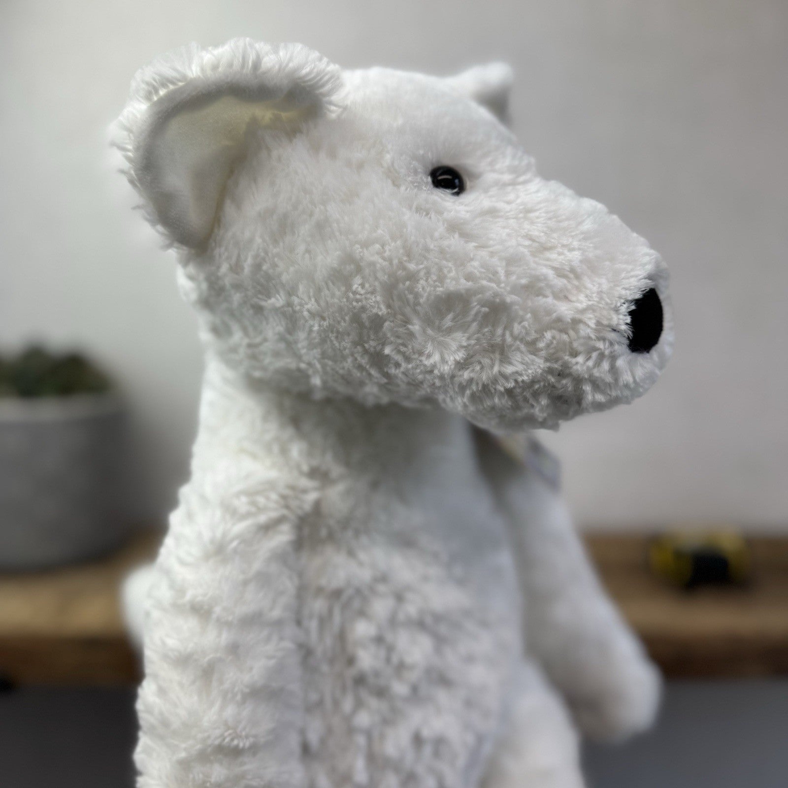 The Little White Company Huge Oscar Bear Pickles Beanie 23" (Jellycat Collab)