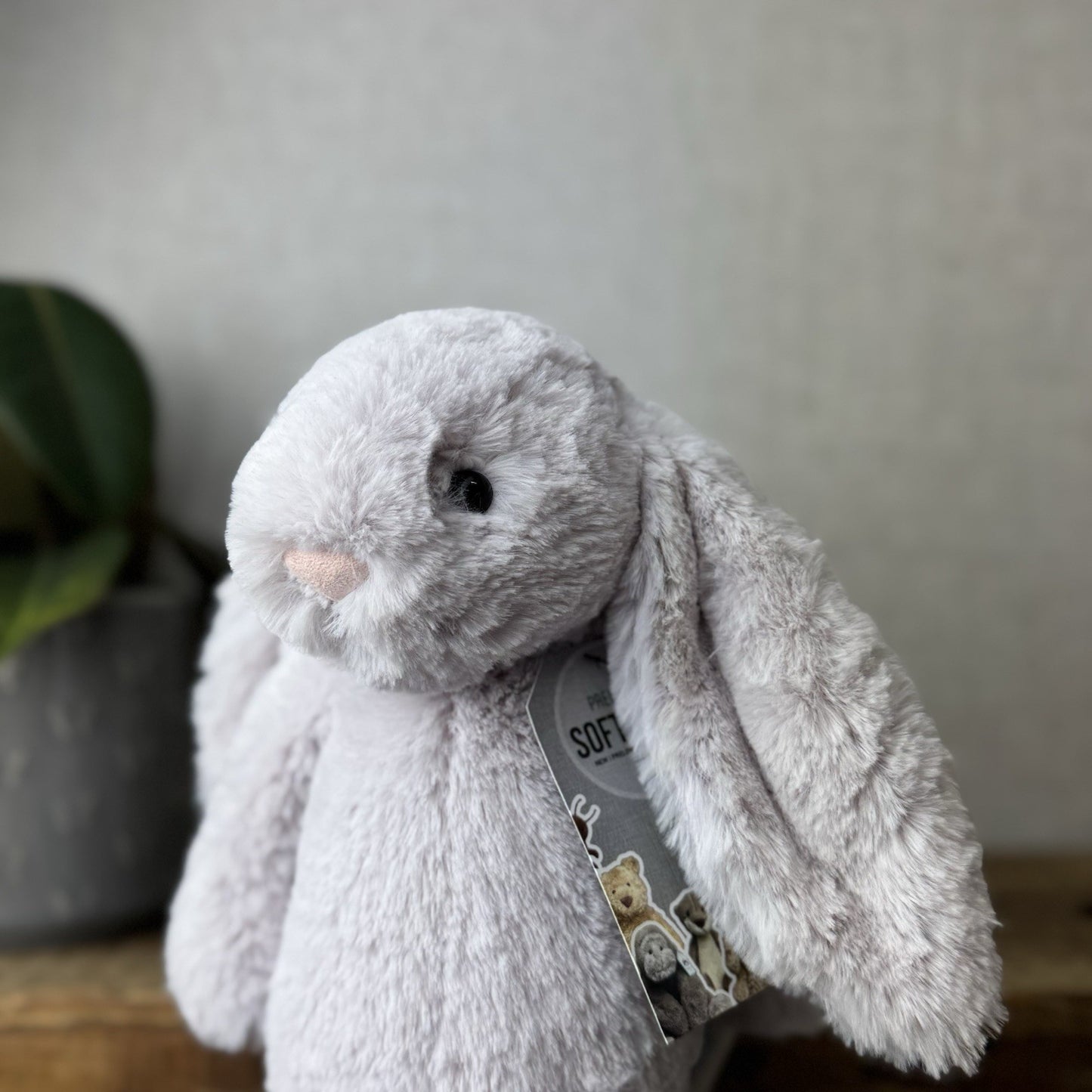 Jellycat Bashful Bunny Lavender - Light Pale Purple Bunny - Medium Rabbit 12”