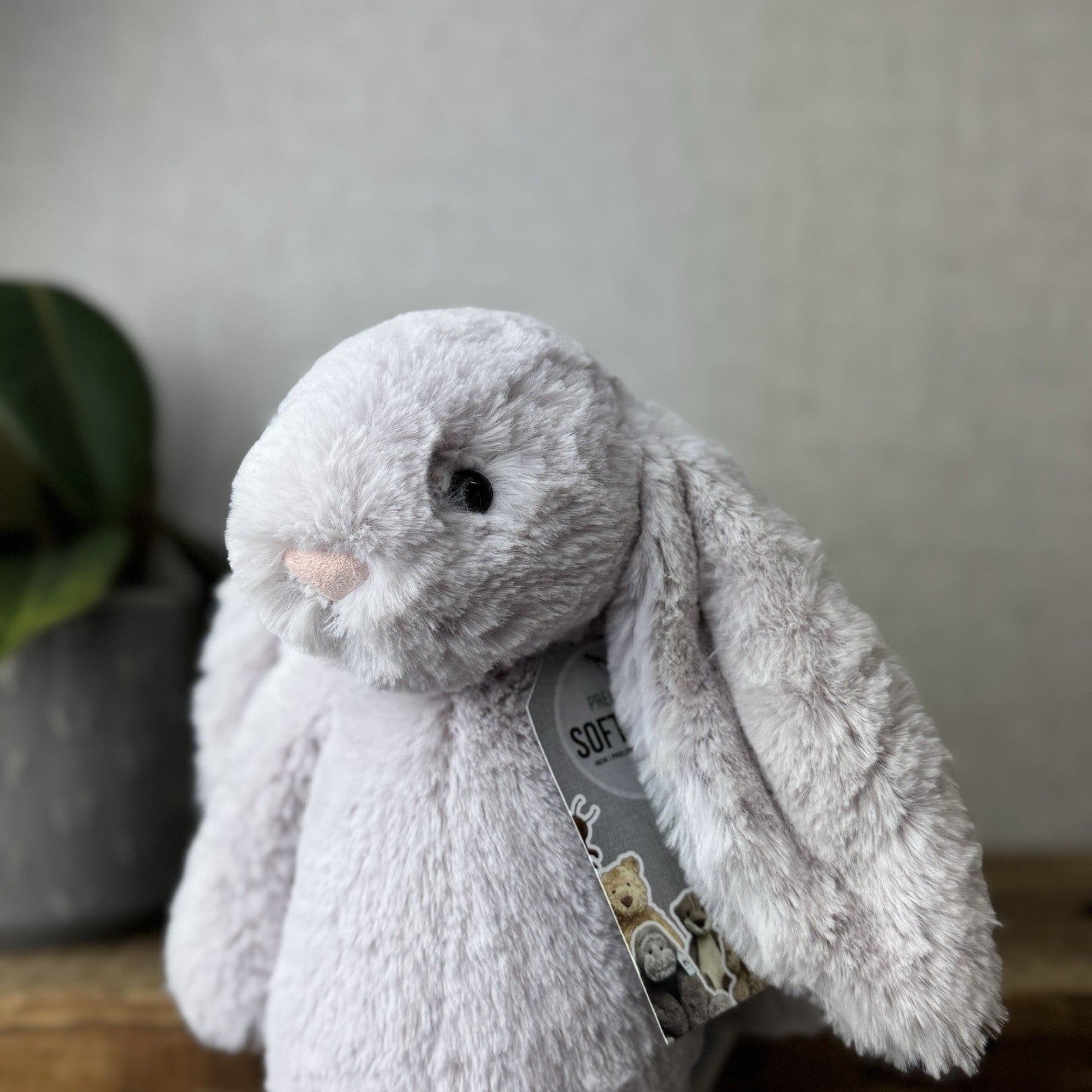 Jellycat Bashful Bunny Lavender - Light Pale Purple Bunny - Medium Rabbit 12”