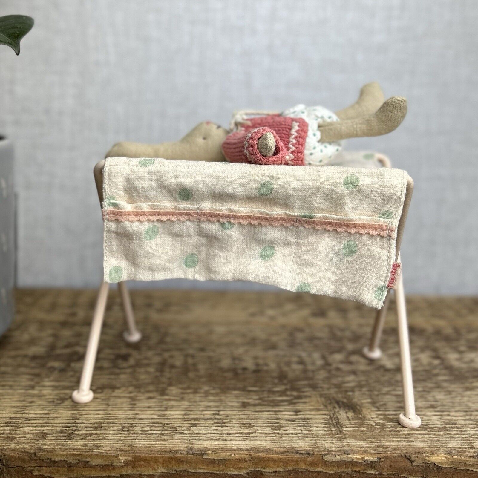 Maileg Nursery Table - Mini/Micro Bunny size Changing Table Retired