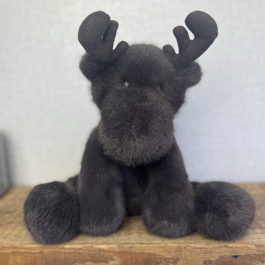 The Little White Company Large Beanie Reindeer/elk Fluffy Super Soft Rare 15”