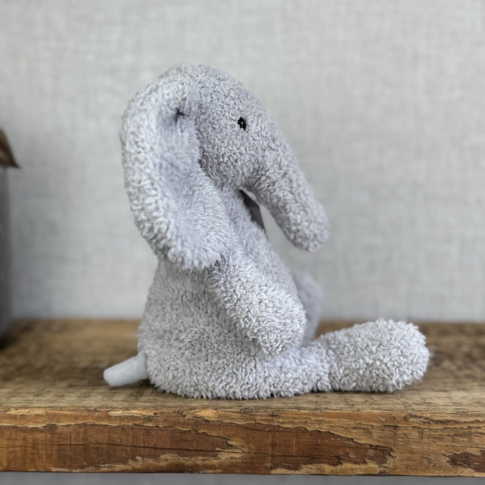 Jellycat Chou Chou Elephant - ChouChou Grey Beanie Textured Soft Elephant 10”