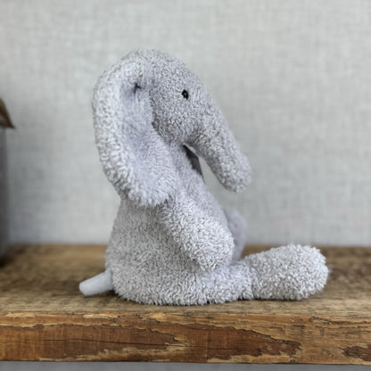 Jellycat Chou Chou Elephant - ChouChou Grey Beanie Textured Soft Elephant 10”