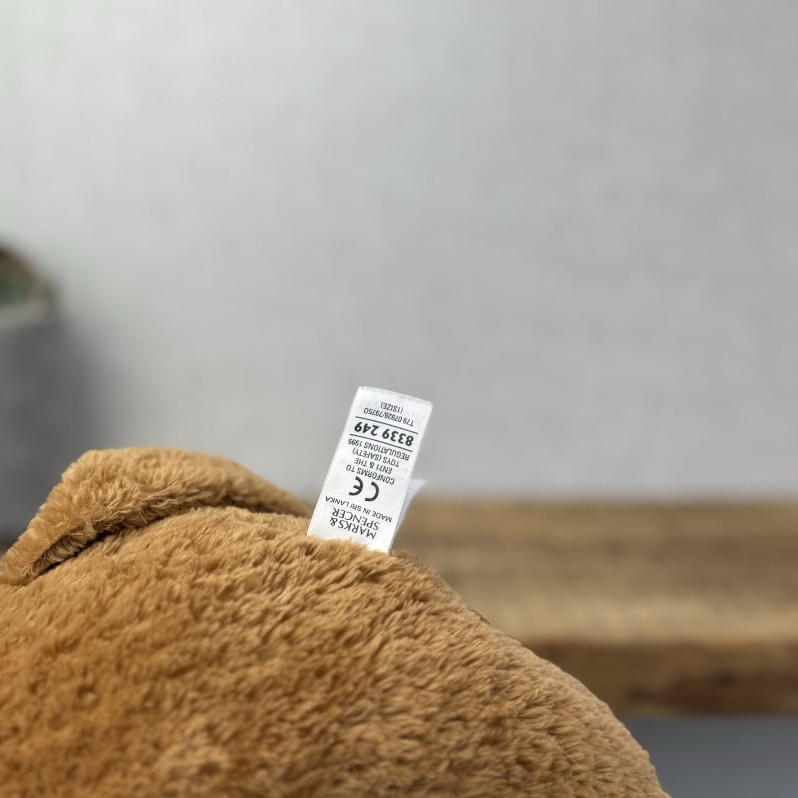 Marks & Spencers Large Plush Soft Toy Vintage Monkey Beanie M&S 8339249