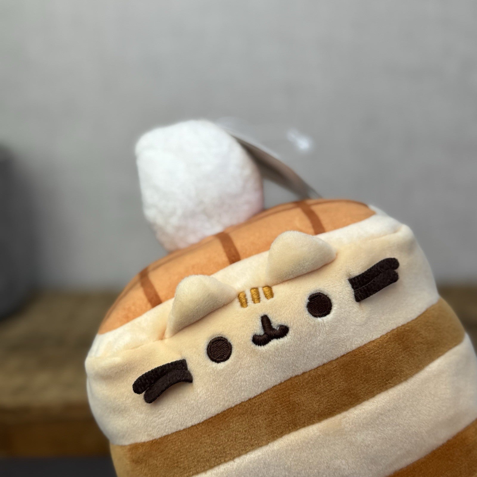 Gund Pusheen Cat - Waffle Stack NWT 8"