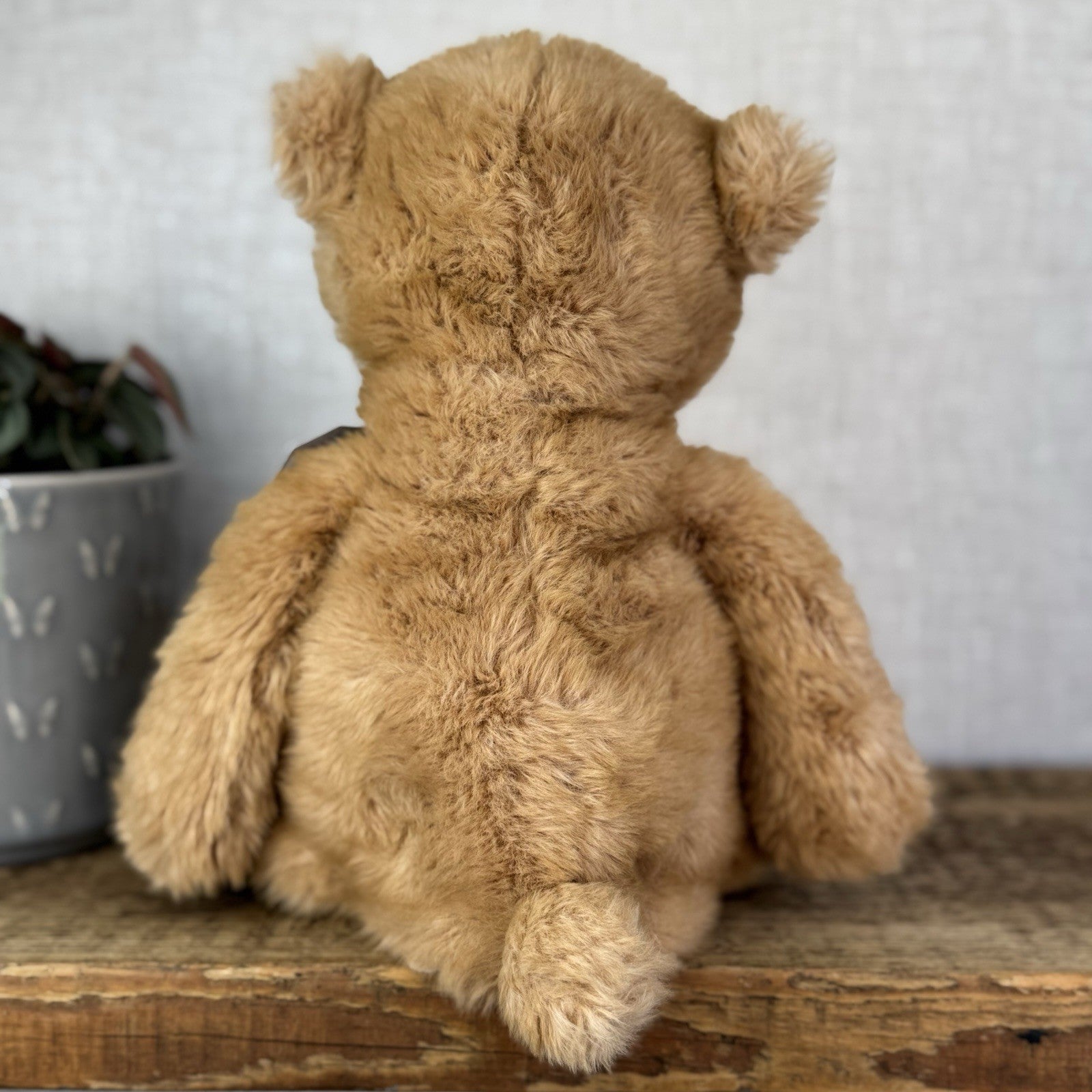 Jellycat Medium Benjamin Bear - Maple Colour Larger Beanie Bear Plush Bear 14”