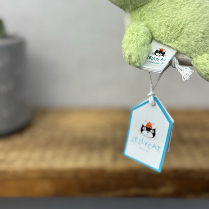 Jellycat Fluffy Turtle - Small Green Sea Turtle Soft Toy Beanie Sea 4” NWT