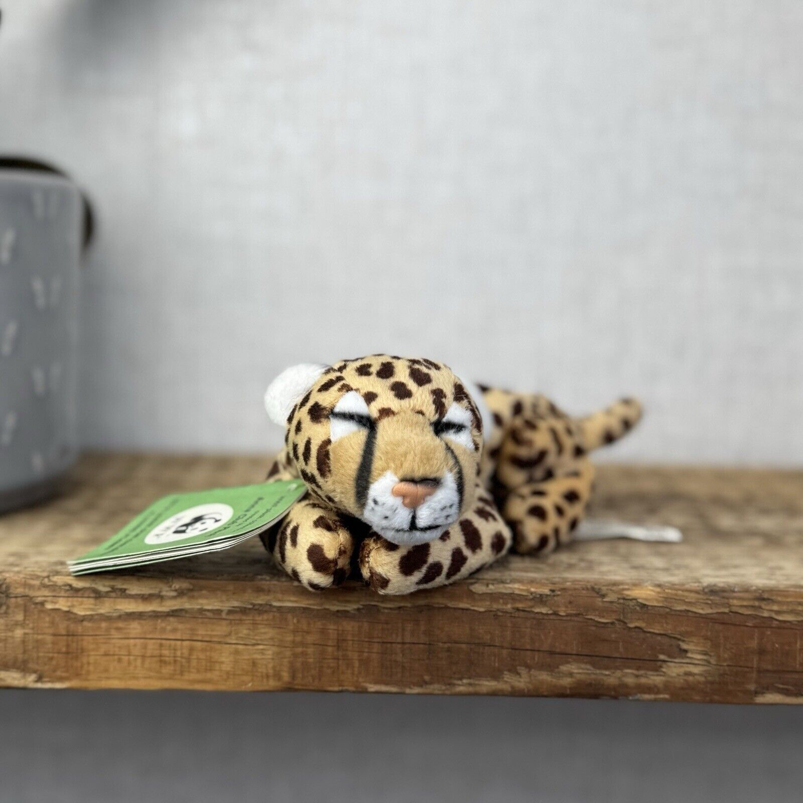 WWF Small Leopard Beanie - Anna Club Plush New With Tags Small Leopard Soft Toy 