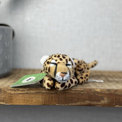 WWF Small Leopard Beanie - Anna Club Plush New With Tags Small Leopard Soft Toy 