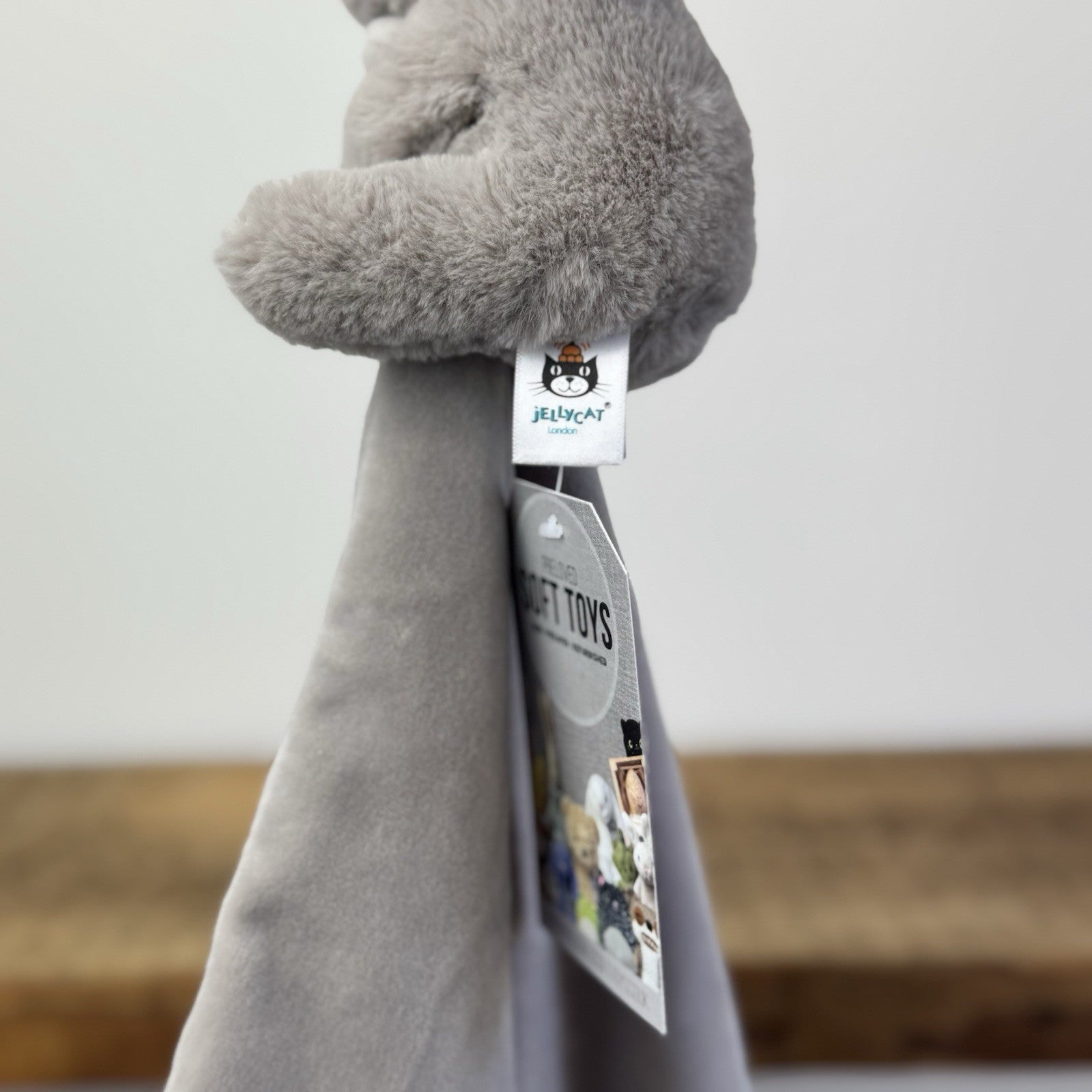 Jellycat Bailey Sloth - Shooshu Sloth Soother Comfort Blanket Grey Retired Rare