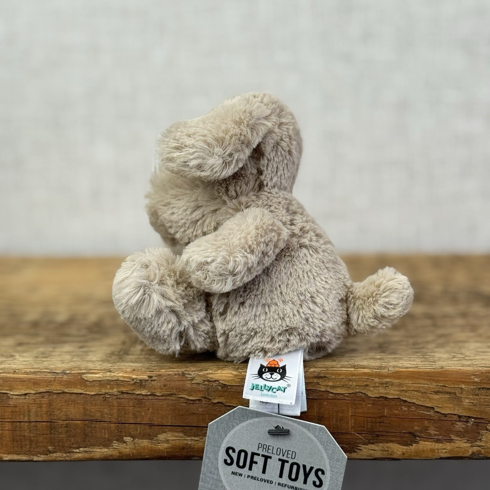 Jellycat Baby Poppet Puppy Dog - Baby Poppet Tiny Size Beige Puppy NWOT 4"