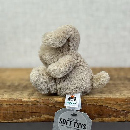 Jellycat Baby Poppet Puppy Dog - Baby Poppet Tiny Size Beige Puppy NWOT 4"