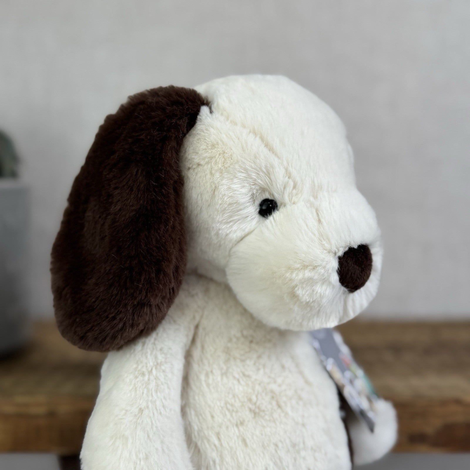 Jellycat Medium Puffles Dog Puppy - Super Soft Puppy Dog Medium Retired 12”