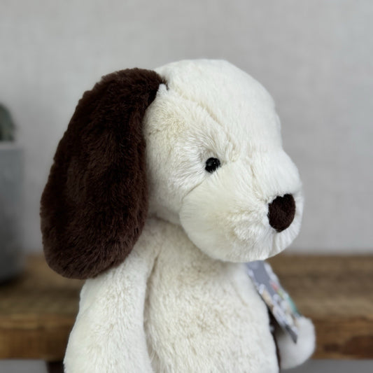 Jellycat Medium Puffles Dog Puppy - Super Soft Puppy Dog Medium Retired 12”