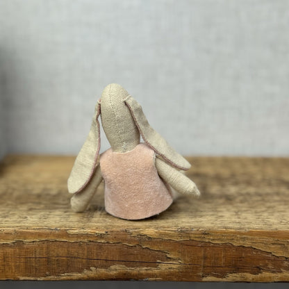 Maileg Mini Baby Bunny - Baby Bunny Rabbit In Floral Diaper & Gilet Retired 5"