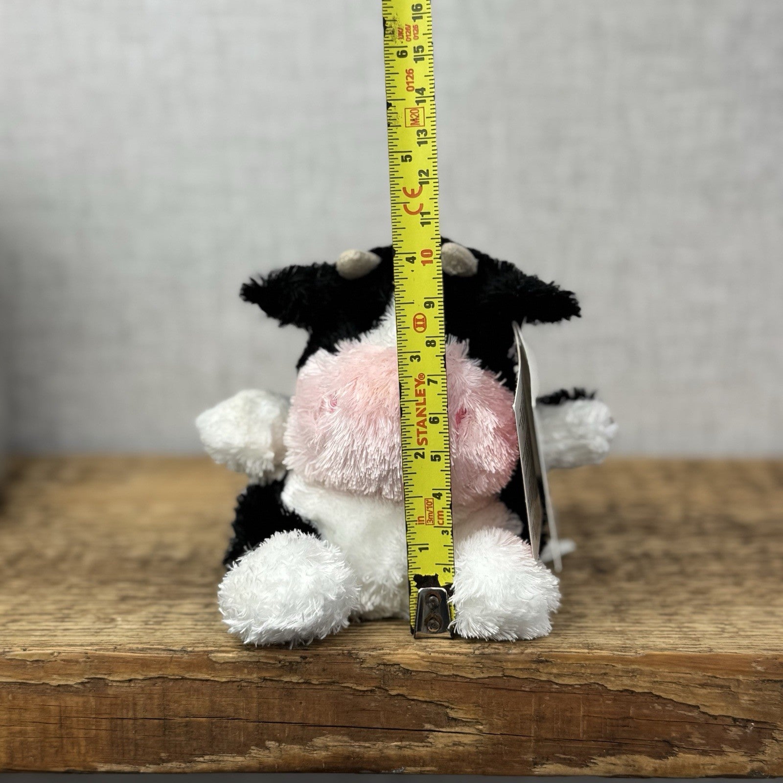 Russ Berrie Luvvies - Mini Pudding Fred The Cow Beanie Plush New With Tags 4"