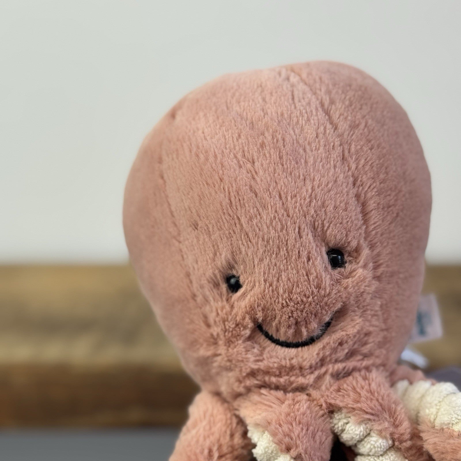 Jellycat Little Odelle Octopus - Pink Octopus Plush Retired Sea Creature 10”