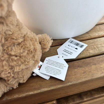 Jellycat Bartholomew Bear Soother BNWT Brown Bear Plush Baby Comforter Blanket