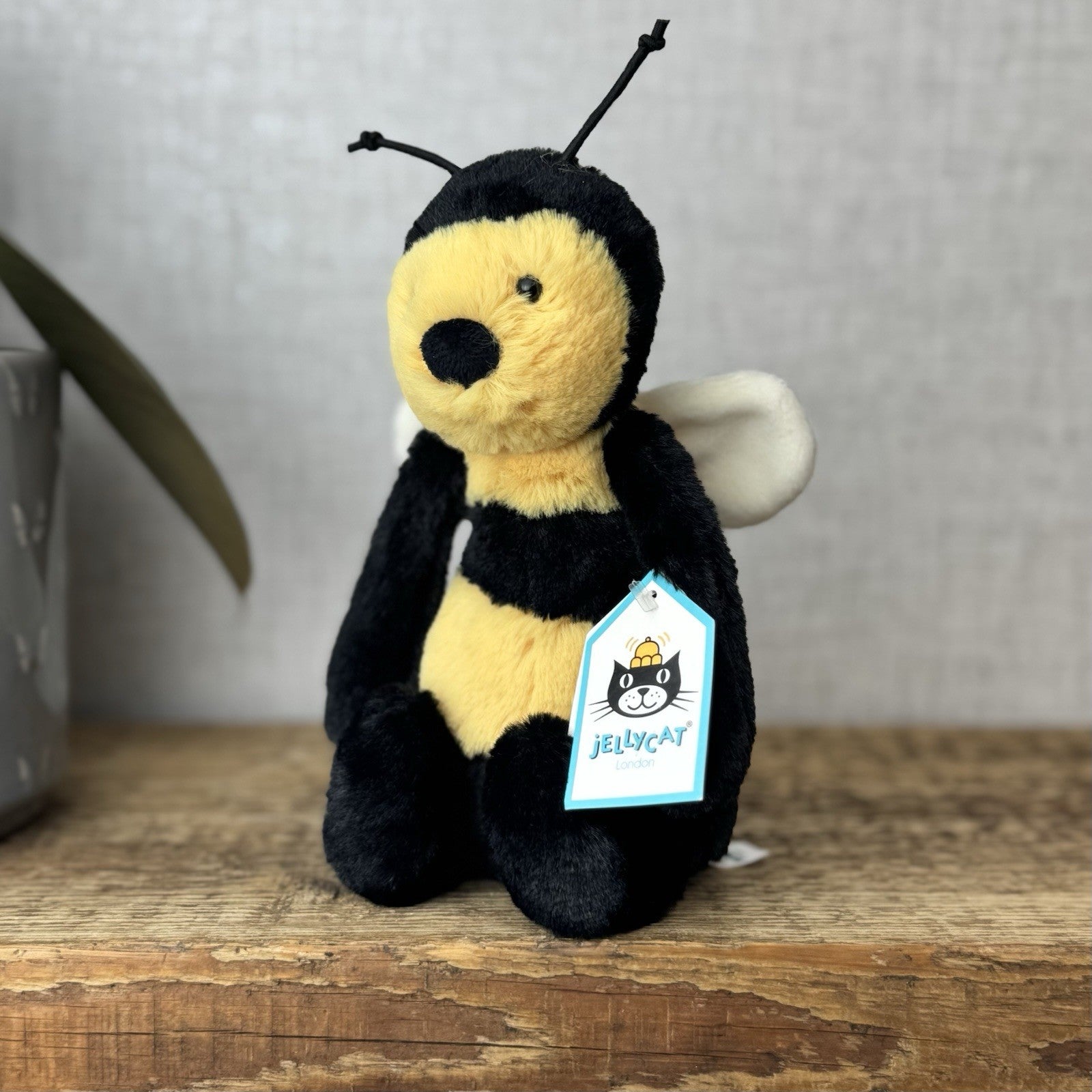 Jellycat Small Bashful Bee - Old Style Bumble Bee Beanie Plush New With Tags 8”