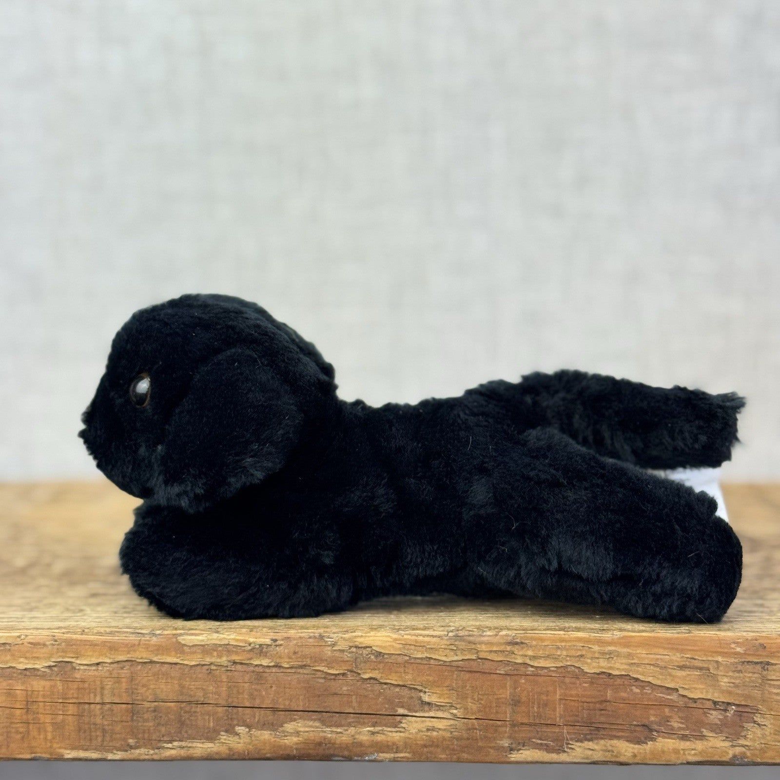 E&J Classic Vintage Labrador Puppy - Tiny Puppy Jet Black Rare Retired Small Lab