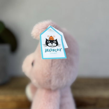 Jellycat Beepi Pig - Medium Fluffy Pig Beanie Soft Toy Cute Farm Plush 12"