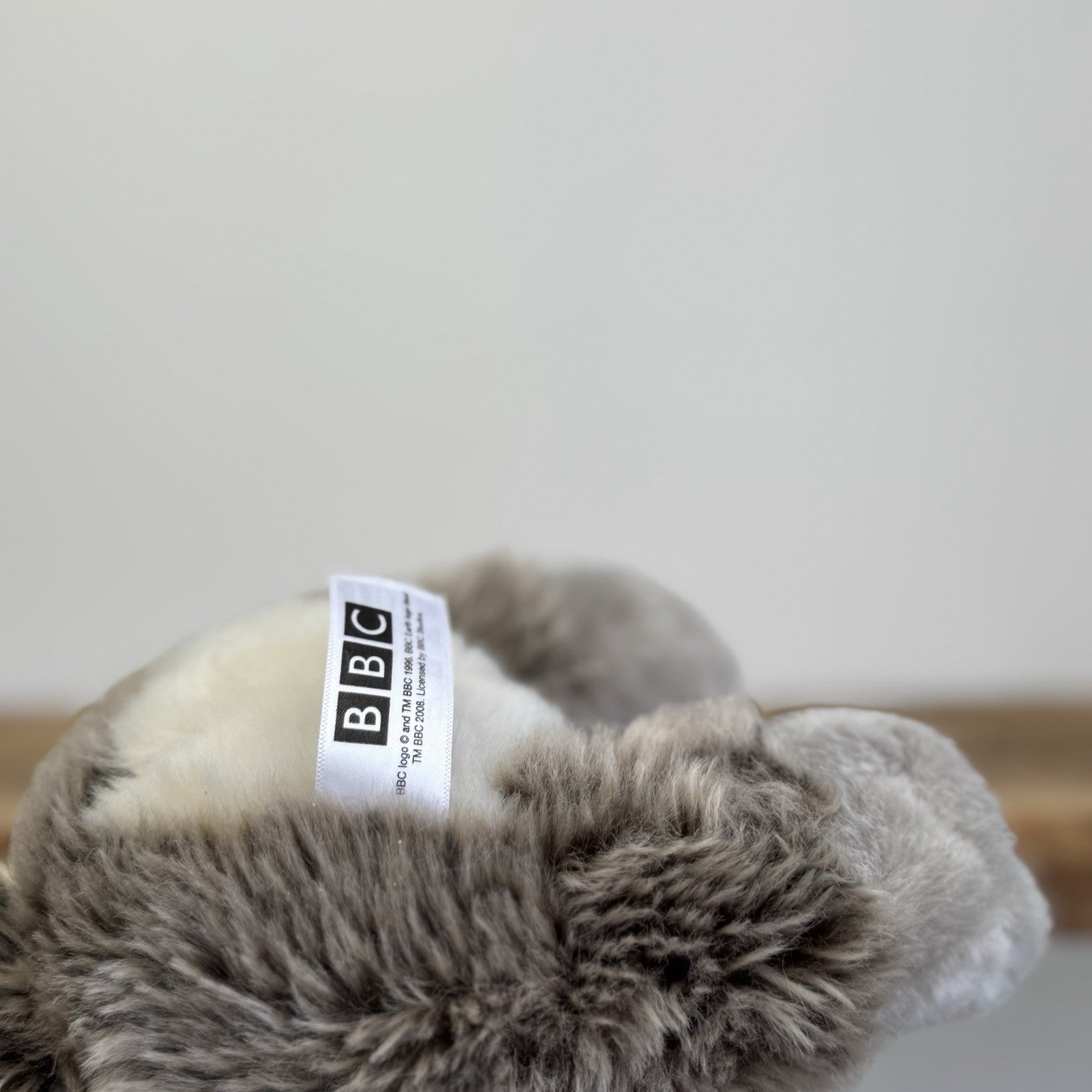 BBC Earth Husky Wolf Soft Toy Plush Posh Paws 2008 - Retired Beanie Realistic