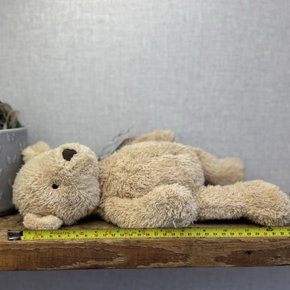 Marks & Spencers Soft Toy - Fluffy Beige Bear My First Sepncer Bear - 0595947