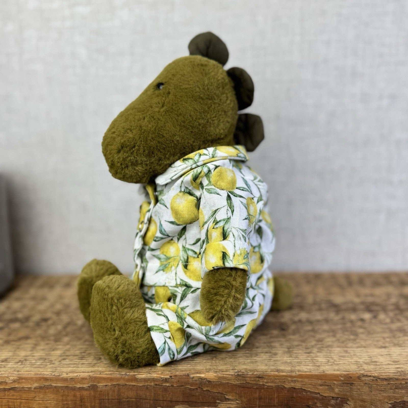 Bespoke Lemon Grove PJs - Handmade Fit Jellycat Medium Bashfuls (Clothes Only)