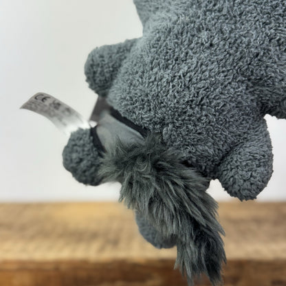 Fuggler Sketchy Squirrel Soft Toy - Grey Fuggler in Pants (no box)